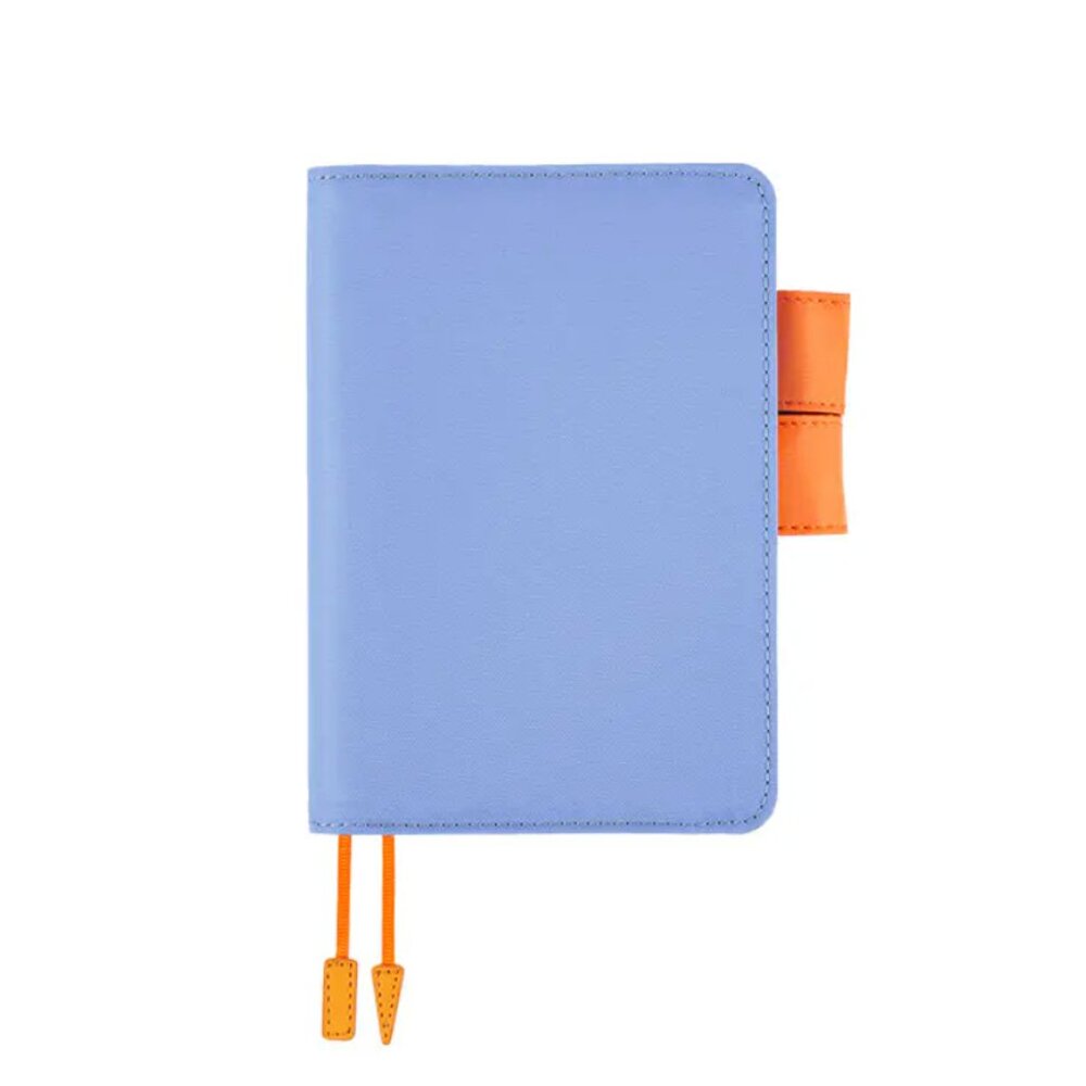 Hobonichi Techo A5 Cover, Water Candle Design, Blue & Orange